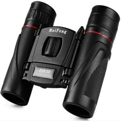 Compact Binoculars, 10X22 Waterproof Folding Mini Telescope Pocket for Kids, Hiking, Hunting, Sightseeing