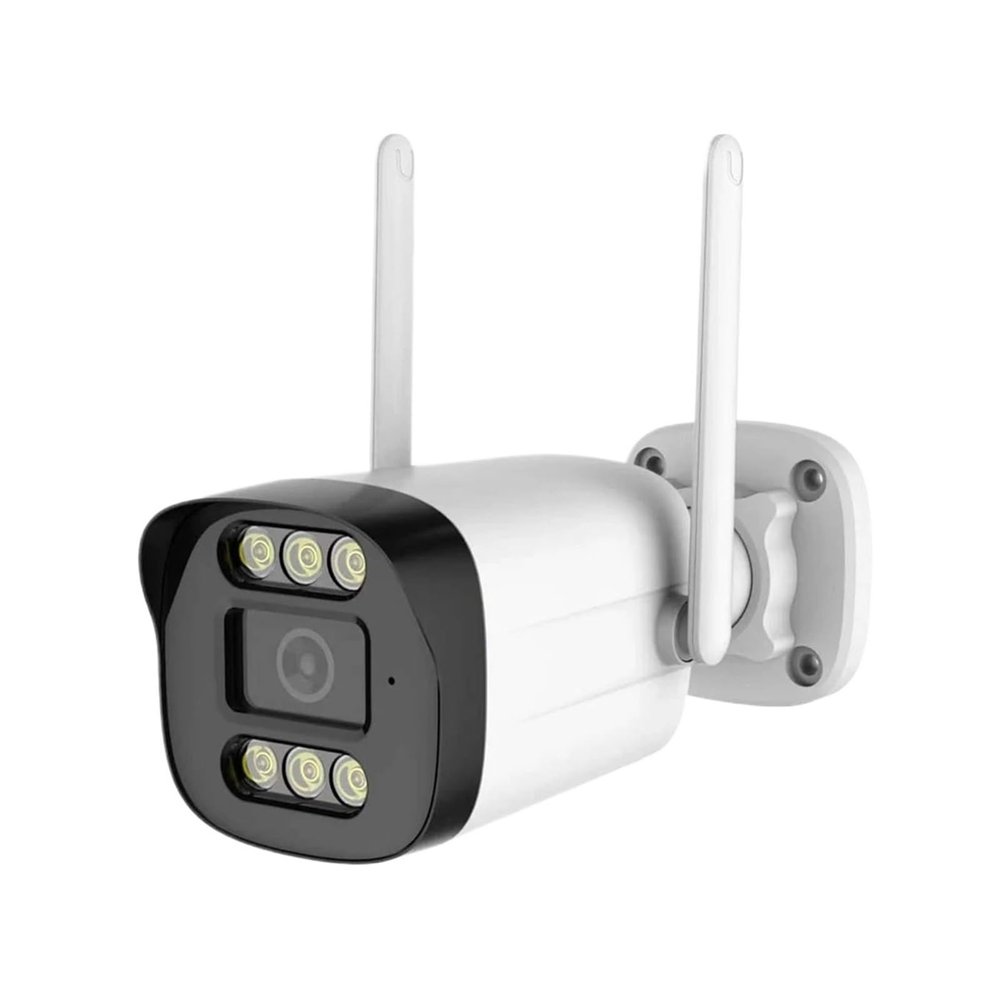 LNBBEQ 4K 8MP 5MP 2MP Smart Life WiFi HD Waterproof Outdoor P2P WiFi Security Bullet CCTV Surveillance IP Camera(US Plug,2MP with 64G Card)