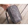 equlup Electronics Organizer, Soft Cationic Fabric Electronic Accessories CarryCase Metal Zipper Mesh Pocket Cable Organizer Bag for Travel Business Office (Grey) view 2