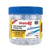 S45-1500 Pass-Through RJ45 Connectors, Blue Tint, Cat5e UTP, 100 Pieces view 1