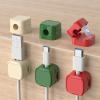 RSHuiOUXX Magnetic Cable Clip Cord Holder for Desk and Nightstands Cord Organizers for Home Office Car view 2