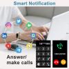 Smart Watches for Women,Fitness Trakcer with Bluetooth Call, Heart Rate/Sleep Monitor/Calories/Blood Pressure,130+ Sports Modes 1.47'' Smartwatch for Android iPhone,IP68 Waterproof,2Bands,Starlight view 3