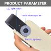 400x Portable Microscope Led Light Microscope Smartphone Camera Magnifier Kids Present for for Adults Kids with Light view 4