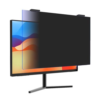 24 Inch Computer Privacy Screen Filter for 16:9/16:10 Aspect Ratio Monitor, Anti Spy Anti Scratch Anti Glare Blue Light Screen Protector, Removable Hanging Screen Protector,24in(16:10)