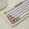119 Keys PBT Keycaps Ma Profile Round Keycaps Set Fit for 60% 65% 75% 95% Cherry Mx Switches Mechanical Keyboard view 1