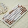 119 Keys PBT Keycaps Ma Profile Round Keycaps Set Fit for 60% 65% 75% 95% Cherry Mx Switches Mechanical Keyboard view 4