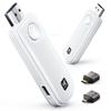 WELUSOPU Wireless HDMI Transmitter and Receiver, HDMI Wireless 4K Decode 1080P Output, 2.4G/5.8G, 328FT/100M, Plug &Play for Laptop Camera TV Box to TV Monitor Projector for Home Church Office - White view 1