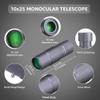 10x25 Monocular Telescope, Mini Pocket Small Size Compact Handheld Portable Lightweight ED Glass HD Optics BAK-4 Roof Prism High Powered Waterproof for Adults Camping Hiking Travel Bird Watching view 2