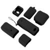 Pocket Camera Silicone Protective Case Soft Accurate Hole Position Handheld Camera Protective Cover Portable Camping Accessories (Black) view 2
