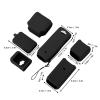 Pocket Camera Silicone Protective Case Soft Accurate Hole Position Handheld Camera Protective Cover Portable Camping Accessories (Black) view 3