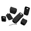Pocket Camera Silicone Protective Case Soft Accurate Hole Position Handheld Camera Protective Cover Portable Camping Accessories (Black) view 4