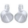 6.5"/6" Wakeboard Tower Speaker Enclosures  Pair of Marine-Grade Pods for Boat, UTV, ATV, Golf Cart  Fits 6 and 6.5 Inch Speakers  Waterproof & Durable Mounts (White, 6.5"/6") view 1