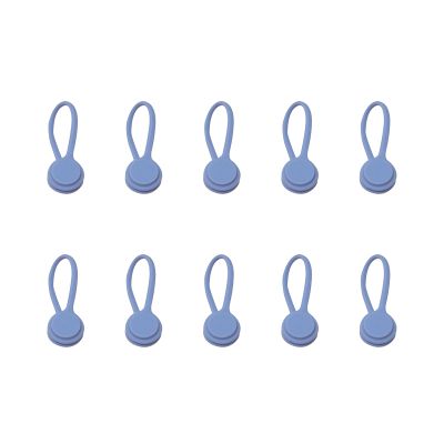 10Pieces Silicone Wire Holders for Neat Arrangement of Data and Charging Cables Ideal for Any Desktop Environment Silicone Cable Organizers