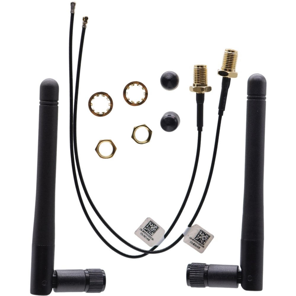 YesNOPart WiFi Antenna Connector Cable w/ 3dBi Antenna 17RDC Replacement for Dell Optiplex 7000 5000 3000 7090 7080 5080 5090 3090 MFF Micro Desktop