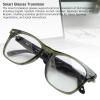 ciciglow E13-C C1 Smart Glasses, AI Translator Glasses with Sound Assistant, Anti Blue Light, Touch Control, 144 Languages Translation Smart Bluetooth Glasse view 2