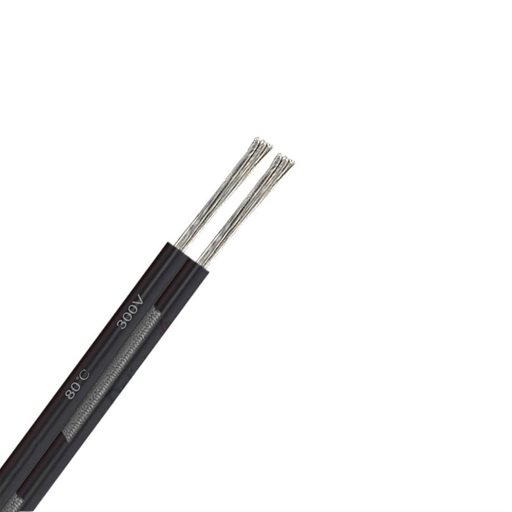 Cable Flexible RGB 5050 Light Electric Cable 2/3/4/5/6 Pin Electrical Wire Cable 20AWG Cable Extension Connector (Color : 4pin, Size : 100m)(2pin Black,10m)
