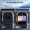 Car Stereo Upgrade Radio for Chevy Malibu 2011 2012 2013 2014 2015, 9in Touch Screen Head Unit for Malibu Radio Bluetooth, Double Din with Wireless Carplay Android Auto GPS WiFi Backup Camera SWC view 2