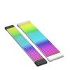 mangxiyis 3Pin ARGB Illuminated Strip 8/24-Pin PC Motherboard Graphics Card Power Supply Extension Cable with L*/ED Light Strip(X8X12 White) view 2