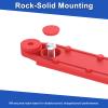 Bundle of Upgraded 12V 250A Red Bus Bar (4-Posts, M8, with Cover) & 6 Way Fuse Block Box view 4