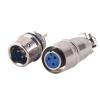 VCALDGFZ XS8 XS9 XS10 XS12 Aviation Connector Push-Pull Circular Connector 2P 3P 4P 5P 6PIN Male Female Plug Conenctor(XS9,Male Insert_4P) view 2