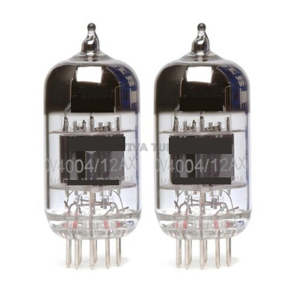 2 Pcs Gain Matched (2) CV4004 / 12AX7 Low Noise Vacuum Tubes -