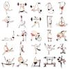 100pcs Small Animals Cute Fitness Stickers, Gym Sports Vinyl Waterproof Decals for Gym Boys Water Bottle Laptop Birthday Party Gift Supplies view 4