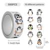 1000 Penguin Stickers,Cute Vinyl Waterproof Sticker for Water Bottle Laptop Guitar Phone Skateboard,Penguin Gifts for Kids Teens Girls view 2