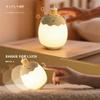 AuroraNiteBeam Silicone Night Light for Kids, Egg Baby Nursery Night Lamp with 3-Level Dimming & 30-Min Timer, Portable nightlight for Kids Bedroom,Birthday Cake-Shaped Night Light view 3
