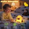 OkiyiD Highland Cow Lamp, Dimmable Silicone Touch Night Light, Soft Glow Bedside Lamp for Bedroom or Desk Decor, Highland Cow Gifts, USB Powered with Gentle Illumination view 2