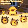 OkiyiD Highland Cow Lamp, Dimmable Silicone Touch Night Light, Soft Glow Bedside Lamp for Bedroom or Desk Decor, Highland Cow Gifts, USB Powered with Gentle Illumination view 3