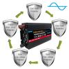 2000W Pure Sine Wave Inverter 12V/24V DC to 220V AC Converter - Ideal for Home, Car, Truck, RV & Outdoor Camping - Reliable Power Supply for All Devices view 4
