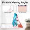 EAMPANG Case with Keyboard Mouse for Samsung Galaxy Tab A11 Plus/A9 Plus 2025/2023 11 inch,7 Color Rainbow Backlight Detachable USB-C Keyboard Magnetic Case with Pen Slot for Tablet A11+ A9+ 5G Pink view 4