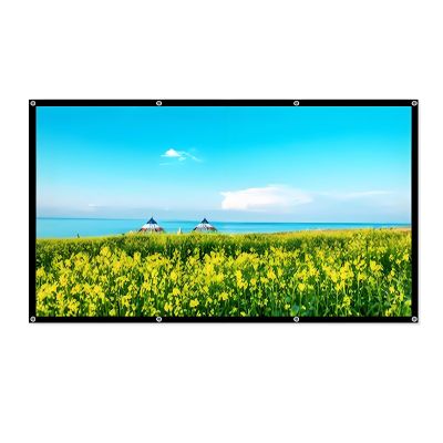 40-200 Inch Portable Projector Screen, Foldable Movie Screen, 16:9 HD 4K, Cinema Screen for Home Theater Indoor Outdoor Backyard Party(120inch(266x149cm))