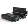 POE Over Coax Converter BNC to Ethernet IP Extender EOC, 3280ft(1000m) Power & Data Transmission Over RG59 Coaxial Cable for Analog to IP CCTV Security Surveillance System Upgrade 2 in1 BNC+Twist Pair view 1