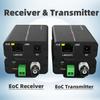 POE Over Coax Converter BNC to Ethernet IP Extender EOC, 3280ft(1000m) Power & Data Transmission Over RG59 Coaxial Cable for Analog to IP CCTV Security Surveillance System Upgrade 2 in1 BNC+Twist Pair view 2