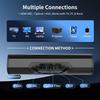 Jierben Sound Bar, Surround Sound System for TV  Bluetooth Sound Bar for Smart TV/PC, 3D Home Theater Audio,Colorful RGB Lighting Effects, ARC/Optical/AUX Connect/USB view 3