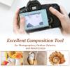 DELORIGIN 3 Sizes Photo Composition View Finder Tool Portable Golden Spiral Viewfinder Acrylic View Finder Rule for Photography Painters Artists Landscape Catcher Portrait Photography view 4