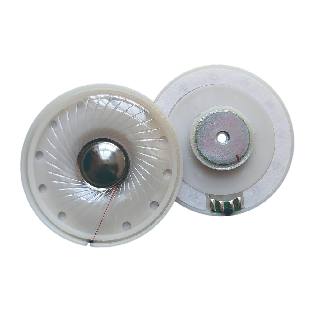ELFINEAR Hi-Fi Headphone Speaker Unit, 70mm, 150 Ohm, Graphene/Titanium/Aluminium Foil Diaphragm Options, DIY Audio Component (40ohm Titinium Dome)