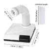 MINHUIJIHUI 60W Powerful Electric Dental Vacuum Cleaner,Dust Collector,Portable Dust Suction Machine for Polishing, with Fan and LED Dual Function,for Dental Lab Nail Salon view 2