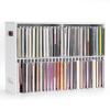 SANFURNEY 52 Slots CD Storage Holder, Wall-Mounted CD Display Stand Jewel Cases Organizer Rack, Stackable Disc Case Holder for Theatre Room view 1