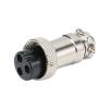 VCALDGFZ 1 Set Aviation Plug and Socket GX12-2/3/4/5/6/7P 12MM Square Flange DF12 Series Aviation Column Connector(1Set 4Pin) view 3