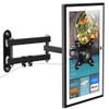 PlusAcc Wall Mount for Show 21 & Show 15 & 13-27 Inch Monitors TVs, Adjustable Full Motion Mounting Shelf with 17" Extension Arm, Rotation Swivel Tilt Wall Stand Bracket, Hold Up to 33lbs (Black) view 1