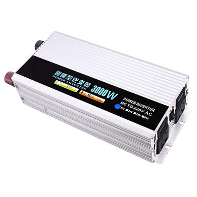 1000W 1500W Pure Sine Wave Inverter, 12V 24V to 220V AC, 3000W Peak Power, Dual AC Outlets, Ideal for Home, Car, Truck & Camping Use (24V-220V, 3000W)