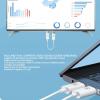 ASHATA Wireless Extender 4K 1080P Transmitter and Receiver with 50m Range Plug and Play for Laptop PC TV Projector view 3