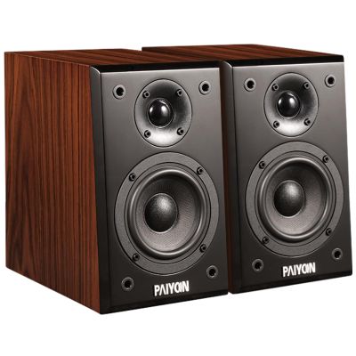 DIFIIFOL PAIYON Q1 50W Passive Bookshelf 8 Ohm Speakers HiFi Stereo Home Audio with 2 Way 4inch Woofer 1 inch Cat-Eye Silk Tweeter(Amplifier or Receiver Required)