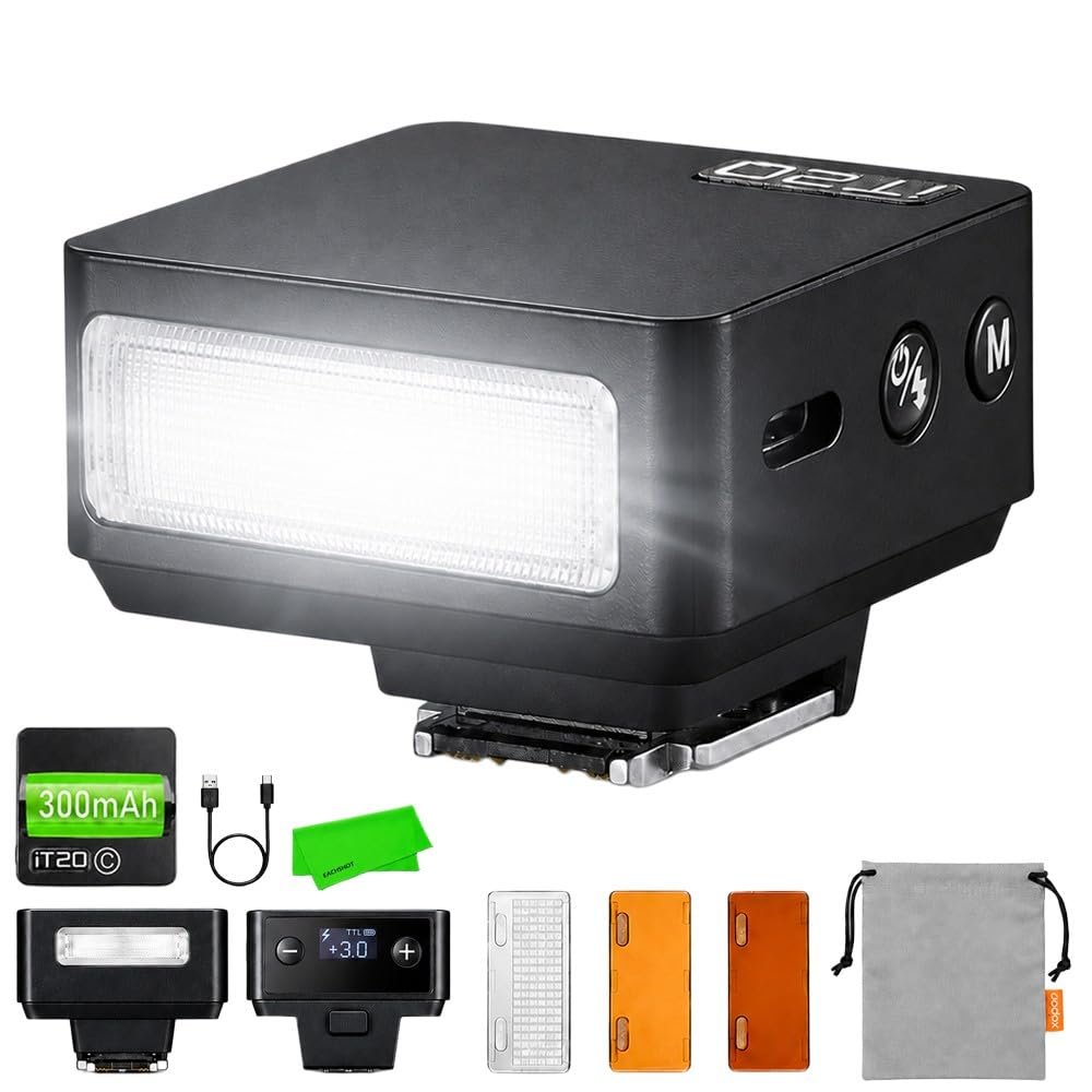 Godox iT20 C IT20C TTL Auto Mini Flash for Canon EOS R6 Mark II,EOS R8