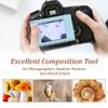 DELORIGIN 3 Sizes Photo Composition View Finder Tool Portable Golden Triangle Viewfinder Acrylic View Finder Rule for Photography Painters Artists Landscape Catcher Portrait Photography view 4