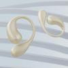 Bluetooth Headset 2025 New earhook Wireless air Conduction Does not Enter The Ear, Suitable for Outdoor Sports, Running, Cycling, Configuration, Transparent Cabin Charging case (Beige) view 4