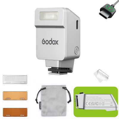 Godox IT22 N TTL Mini Flash, iT22N IT22 for Nikon, GoDox TTL Flash, 700+ Flashes /1.5 s Recycling/1/321/1, Adjustable in 1/3 Increments/USB-C Charging/HotShoe Trigger, W/Spreader&Color Filters