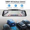 10'' Mirror Dash Cam for Mazda CX-5 2017 2018 2019 2020 2021 2022 2023 2024, Rear View Mirror Camera Night Vision 2K+1080P 32GB, Full Touch Screen Loop Recording 170 Wide Angle Parking Assistance view 2